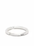 Le Gramme 3g brushed link ring - Silver