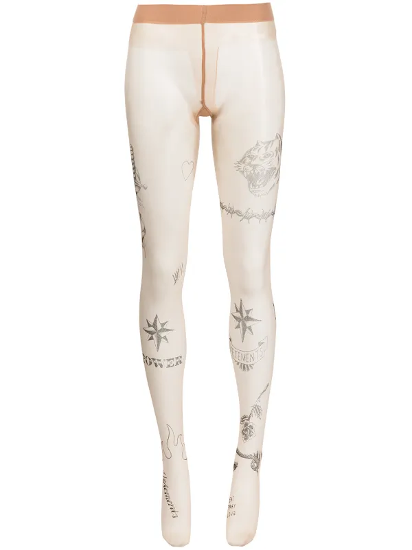 Tattoo tights vetements Clearance