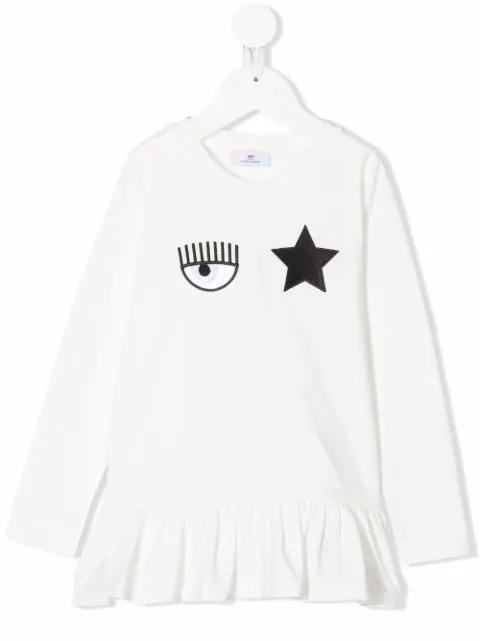 Chiara Ferragni Kids logo-print cotton T-shirt
