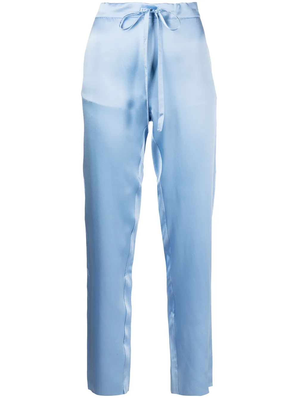 Marques'Almeida tapered pyjama silk trousers