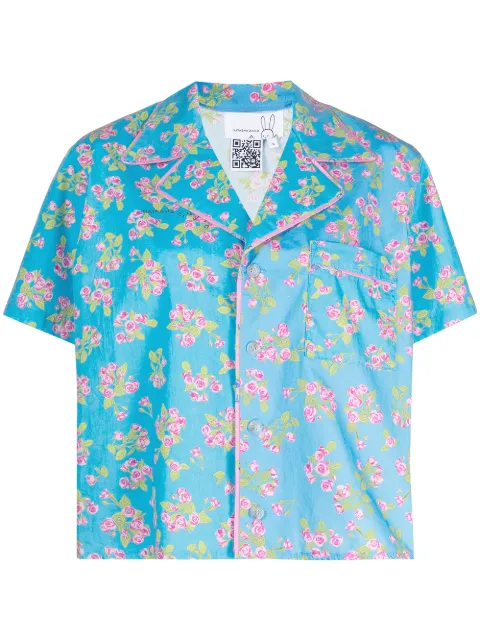 Natasha Zinko floral-print short-sleeved shirt