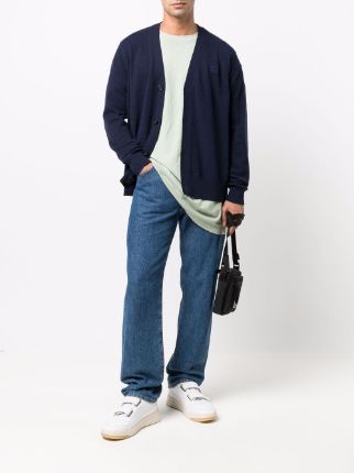 V-neck wool cardigan展示图