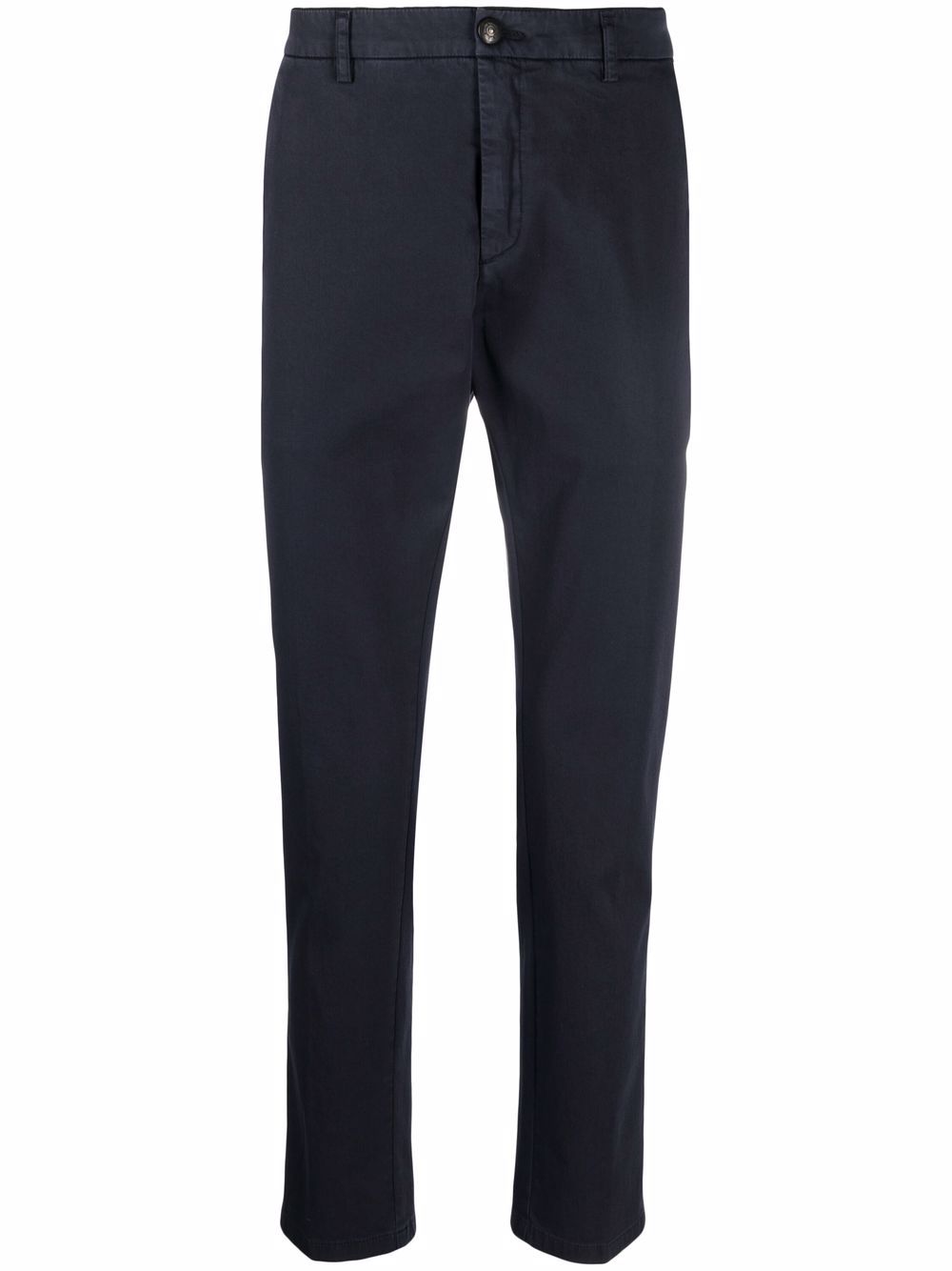 mid-rise slim-fit chinos