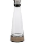 Pinetti leather-trim water bottle - Brown