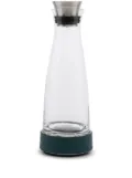 Pinetti leather-trim water bottle - Green