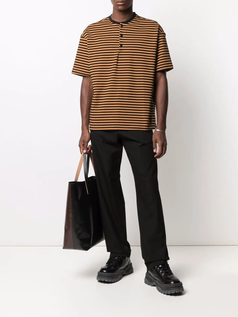 фото Rhude футболка в полоску