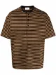 Image 1 of Rhude striped cotton T-shirt