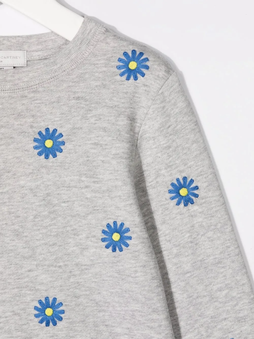 фото Stella mccartney kids толстовка с цветочной вышивкой