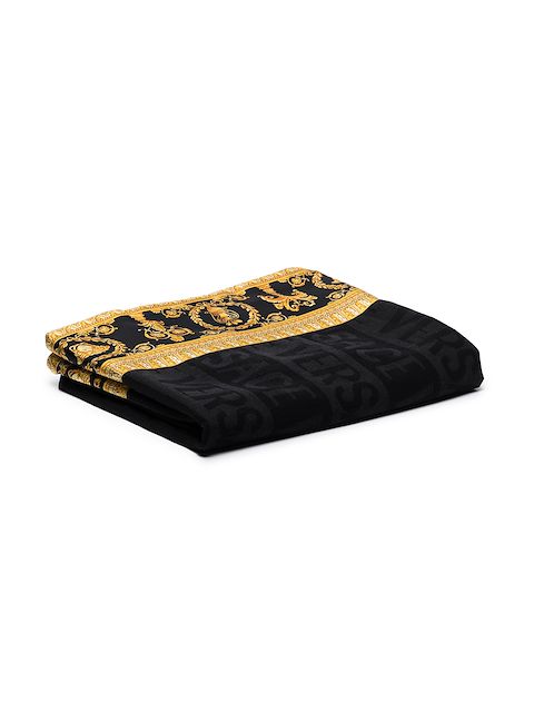 Versace logo pattern baroque blanket