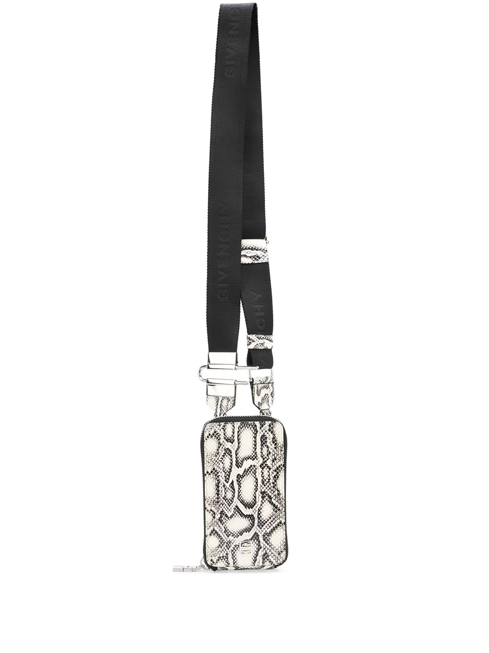 

Givenchy snake-effect shoulder bag - 004-BLACK/WHITE