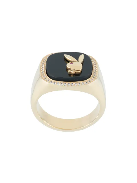 supreme play￼ boy ONYX 14k ring