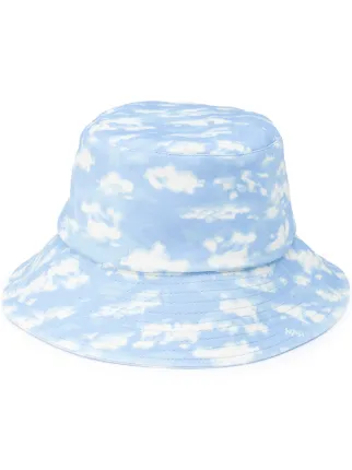 Shop HVN cloud print bucket hat with 