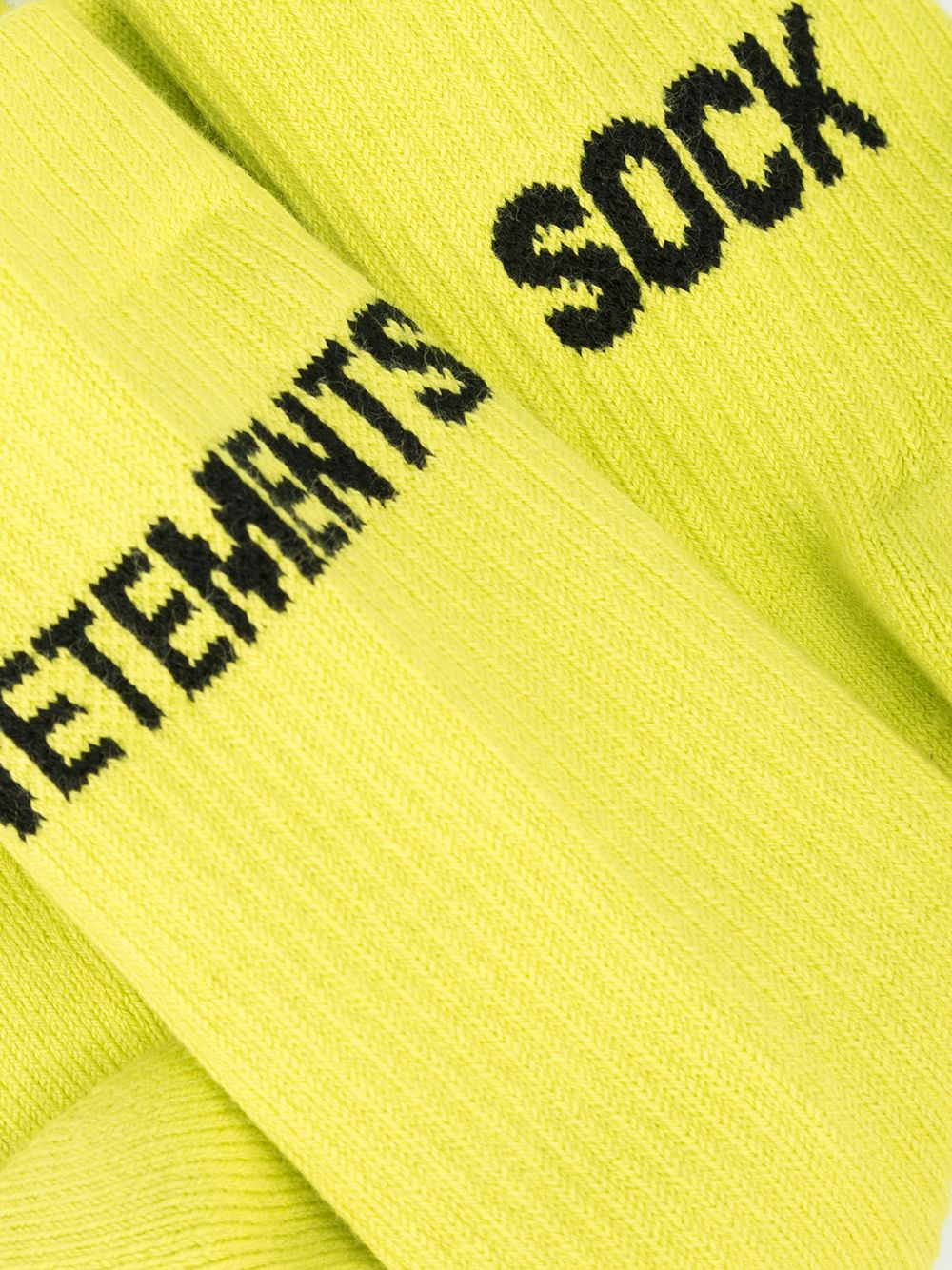 фото Vetements носки с логотипом