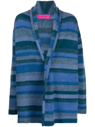 The Elder Statesman Striped Cashmere Cardigan - Farfetch