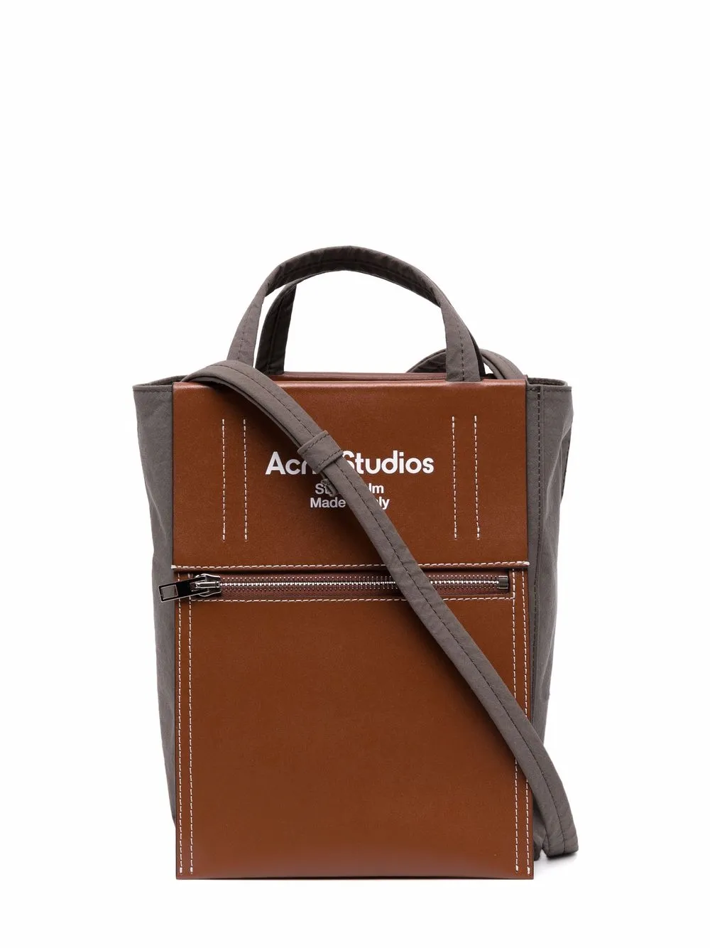 Image 1 of Acne Studios leather trim tote