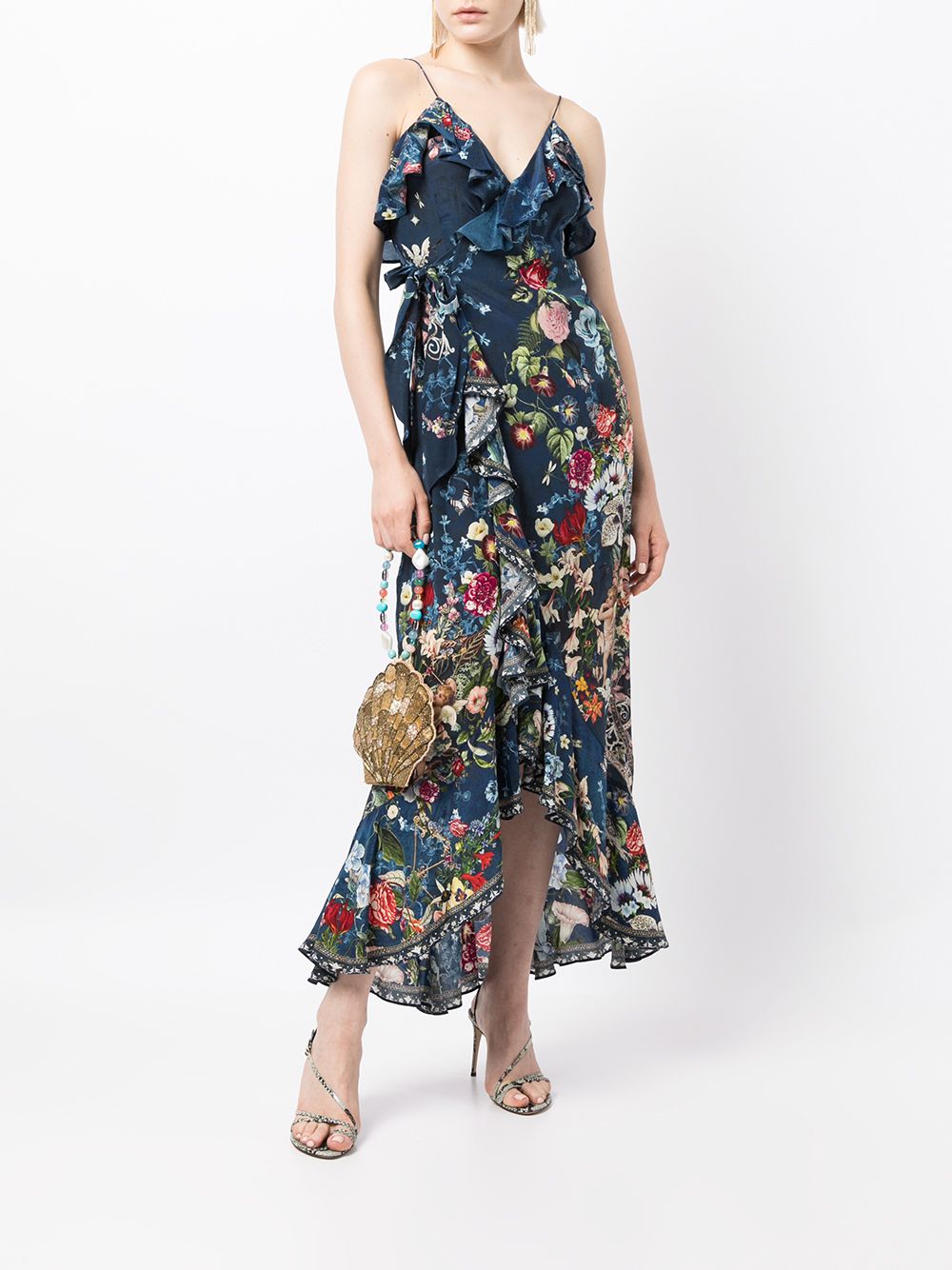 Camilla Dreams Of Midsummer Frill Wrap Dress - Farfetch