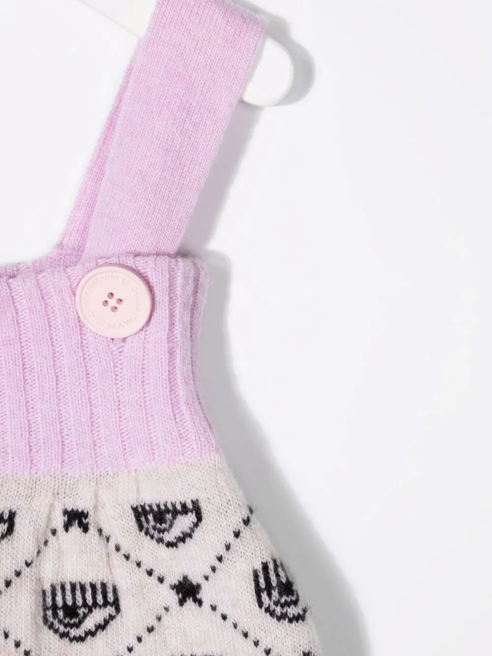 Chiara Ferragni Kids Tutina con dettaglio a coste | Babywear | Image 3