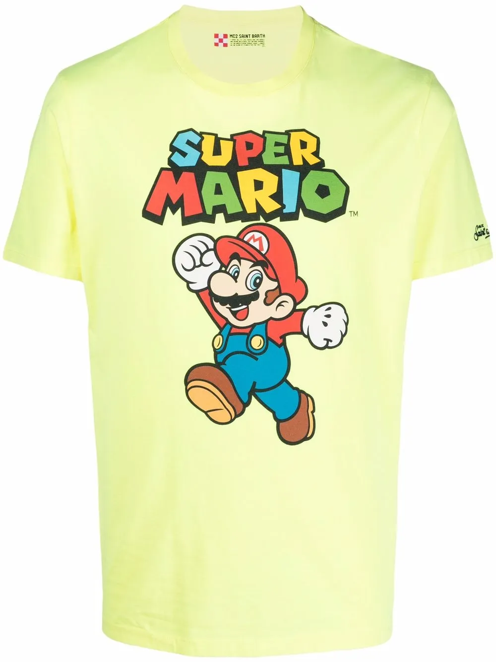 

MC2 Saint Barth playera con estampado Super Mario® - Amarillo