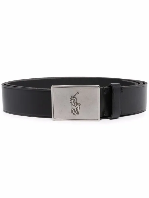 Ceinture à logo Pony - Polo Ralph Lauren - Modalova