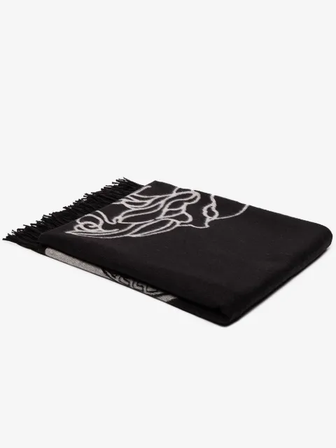 Versace Greca motif blanket