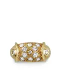 Pragnell Vintage 1941-1960 18kt yellow gold Retro diamond cocktail ring