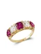 Image 2 of Pragnell Vintage 1837-1901 18kt yellow gold Victorian Burmese ruby and diamond ring