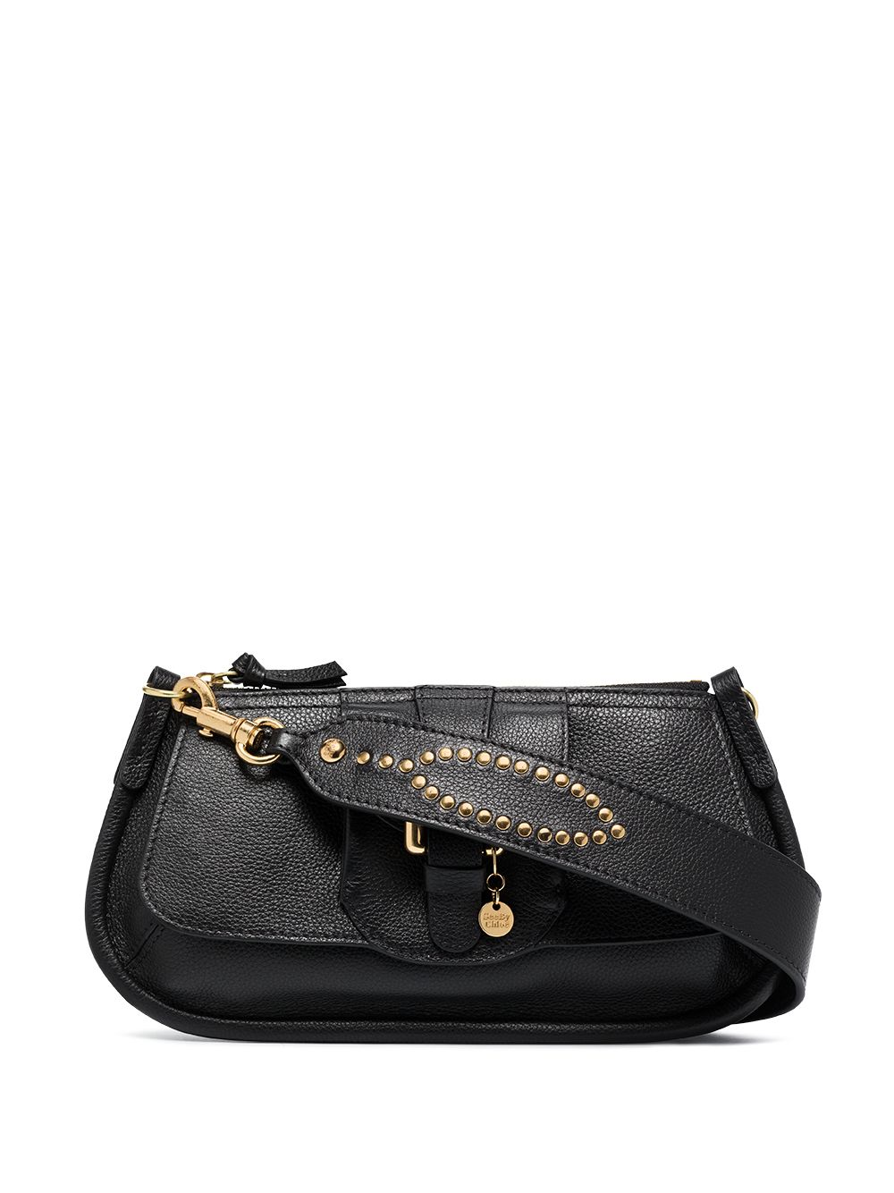 фото See by chloé lesly leather shoulder bag