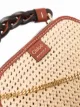 Chloé Bolsa Daria mini com recorte de ráfia