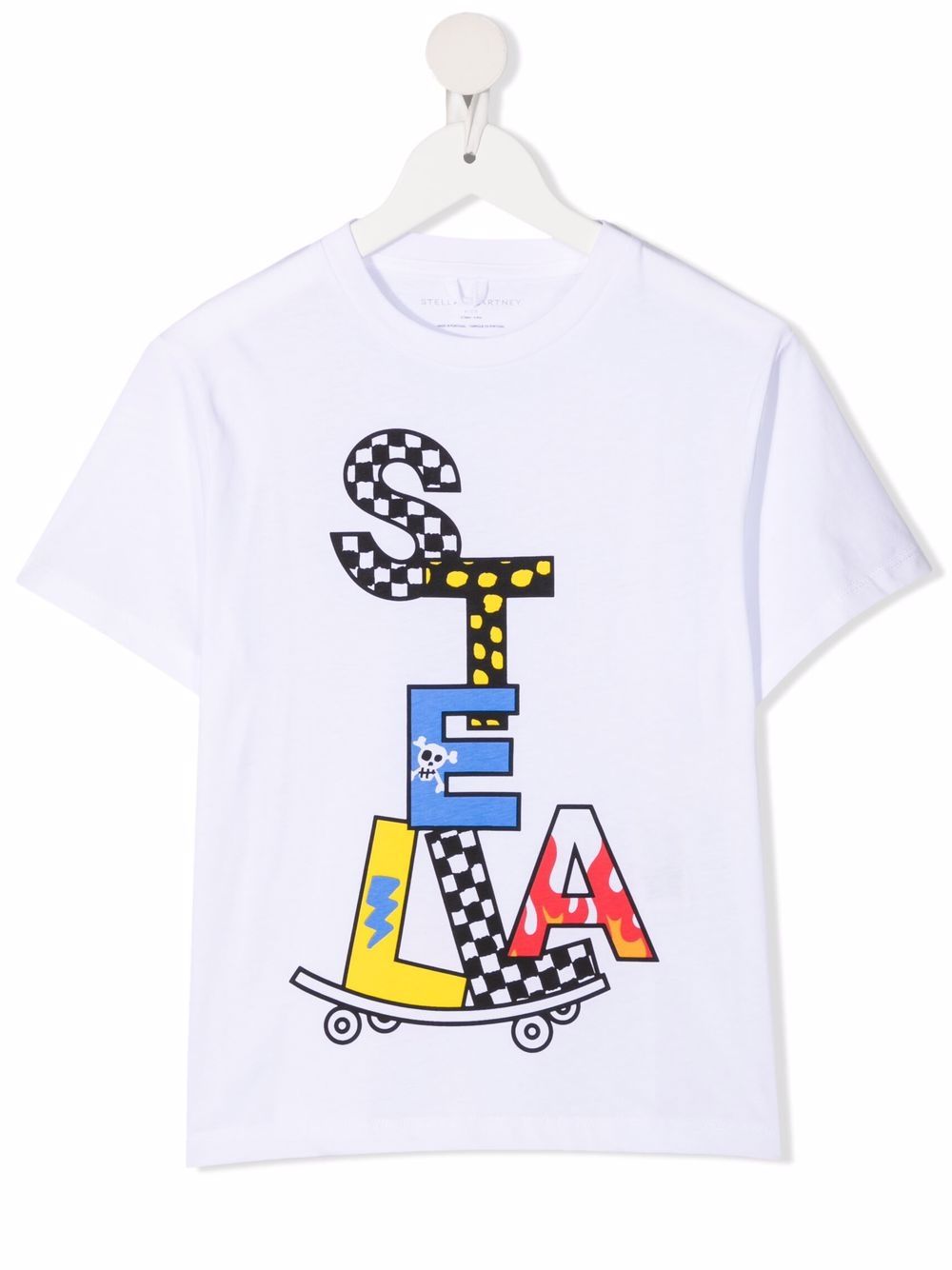 STELLA MCCARTNEY SKATEBOARD-PRINT COTTON T-SHIRT