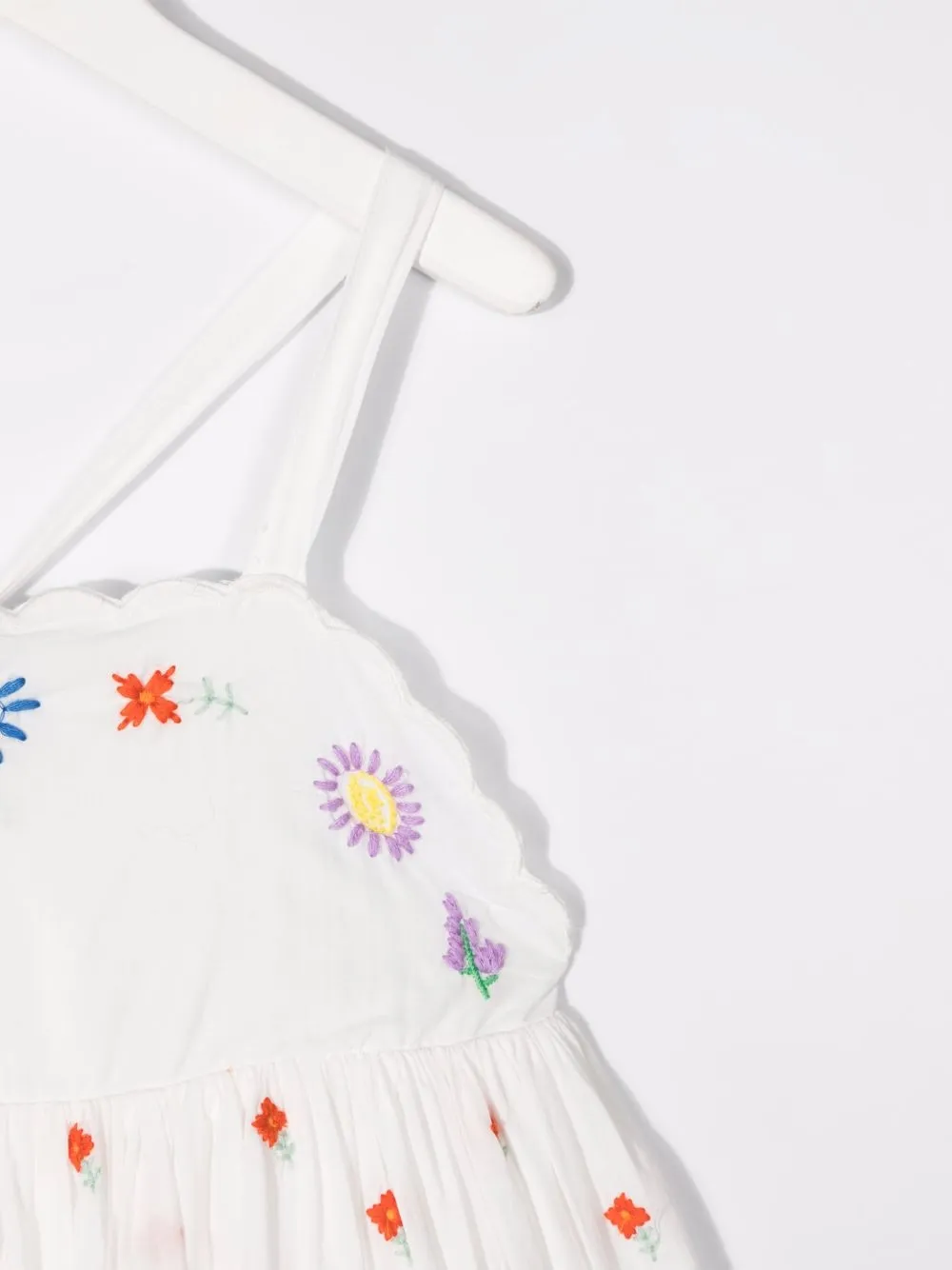 фото Stella mccartney kids платье с цветочной вышивкой