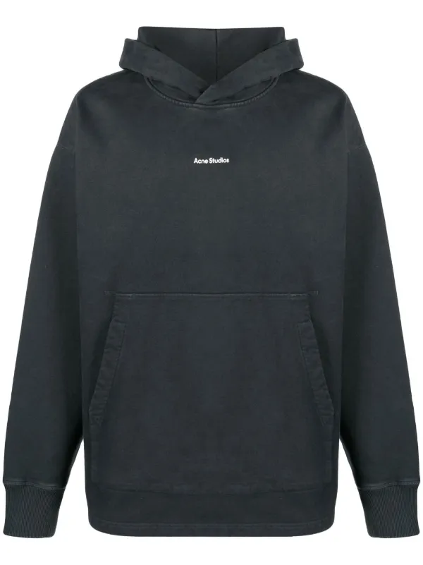 Acne Studios logo-print Oversized Hoodie - Farfetch