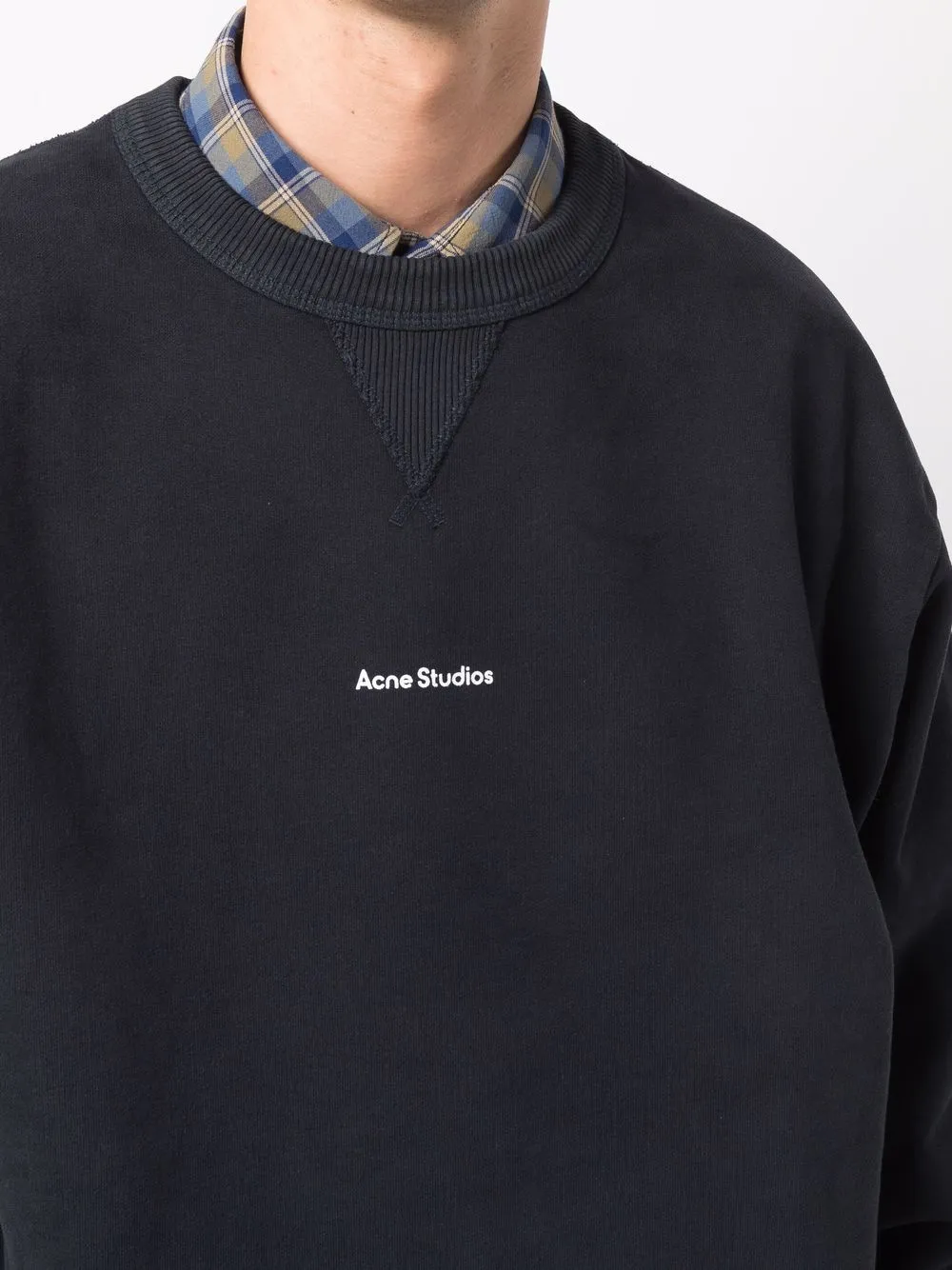 お得大特価】 Acne Studios acnestudios ロゴトレーナーの通販 by 