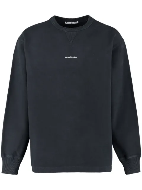 Acne Studios logo-print cotton sweatshirt