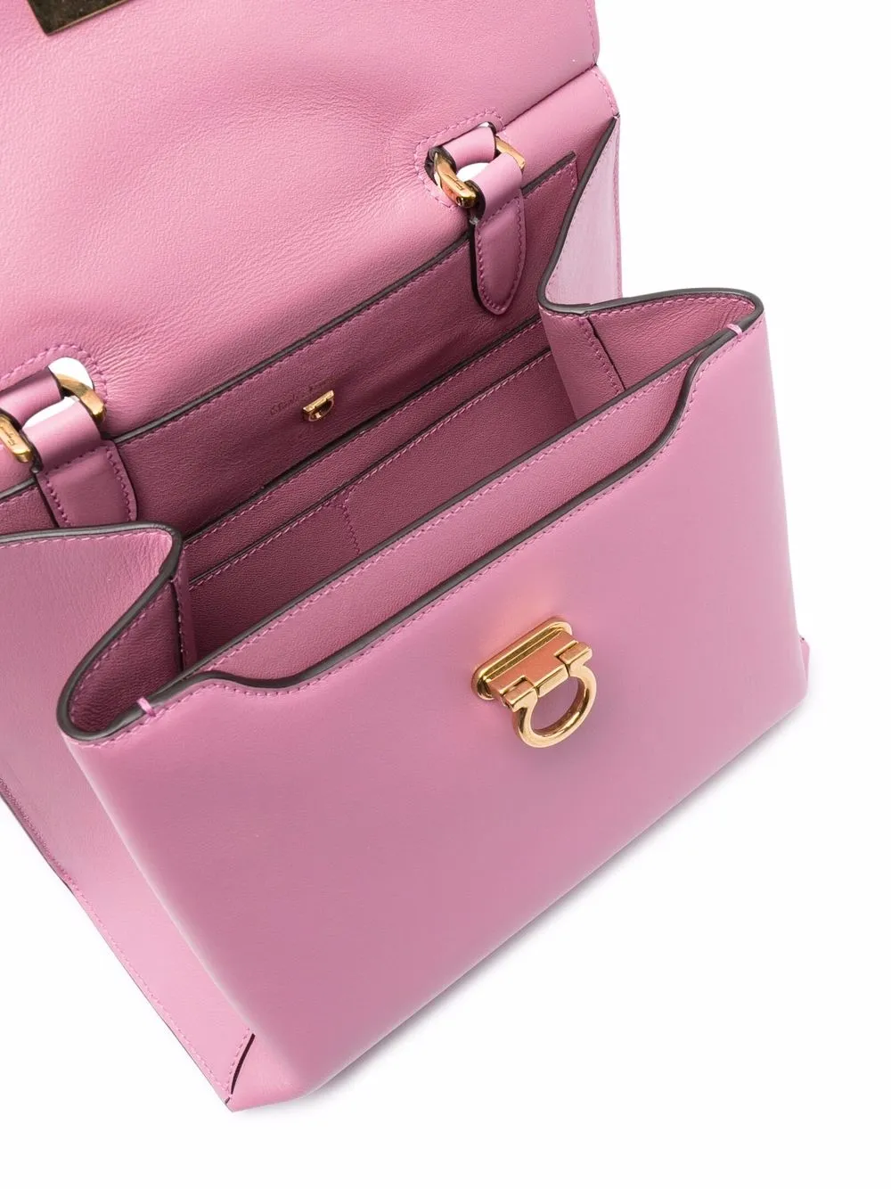 фото Salvatore ferragamo маленькая сумка-тоут trifolio