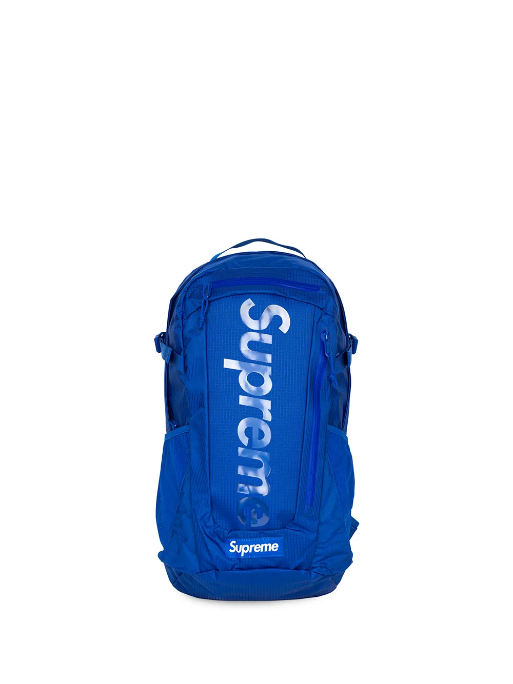 Supreme logo-patch Backpack - Blue