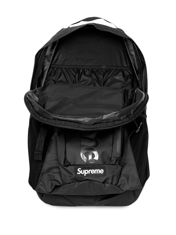 Supreme logo-print backpack SS 21 - Black - Jawns on Fire