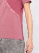 LIU JO metallic logo-panel top