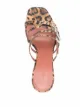 Amina Muaddi Robyn leopard-print crystal-buckle sandals
