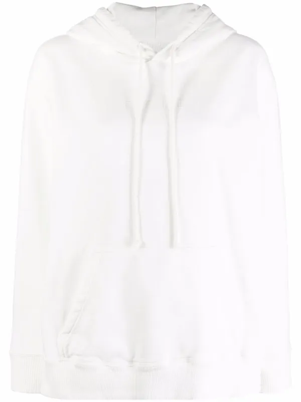 plain oversized zip up moletom com capuz