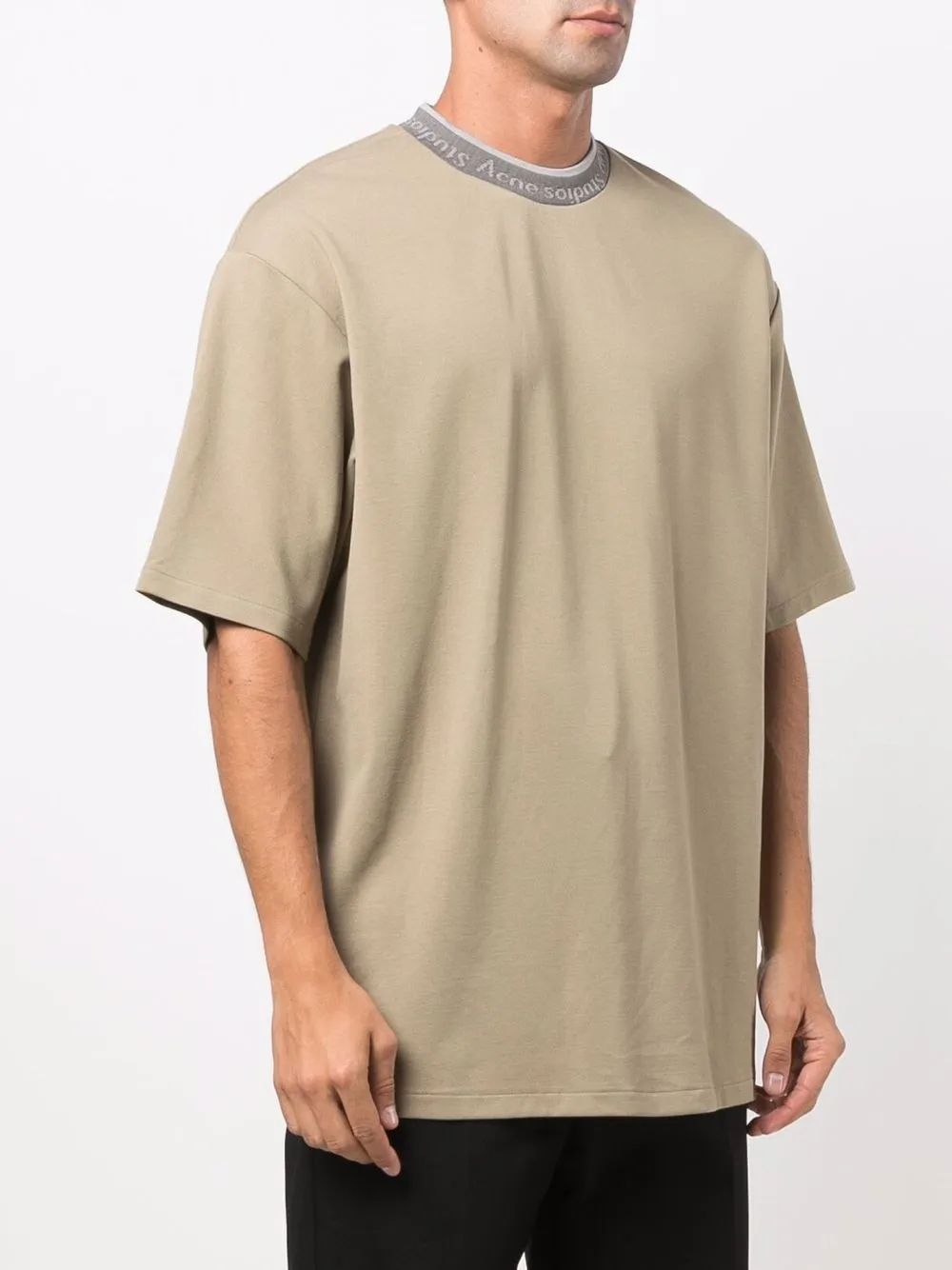 фото Acne studios футболка с логотипом