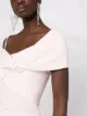 Giambattista Valli draped-collar ruffled gown