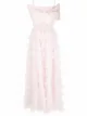 Image 1 of Giambattista Valli draped-collar ruffled gown