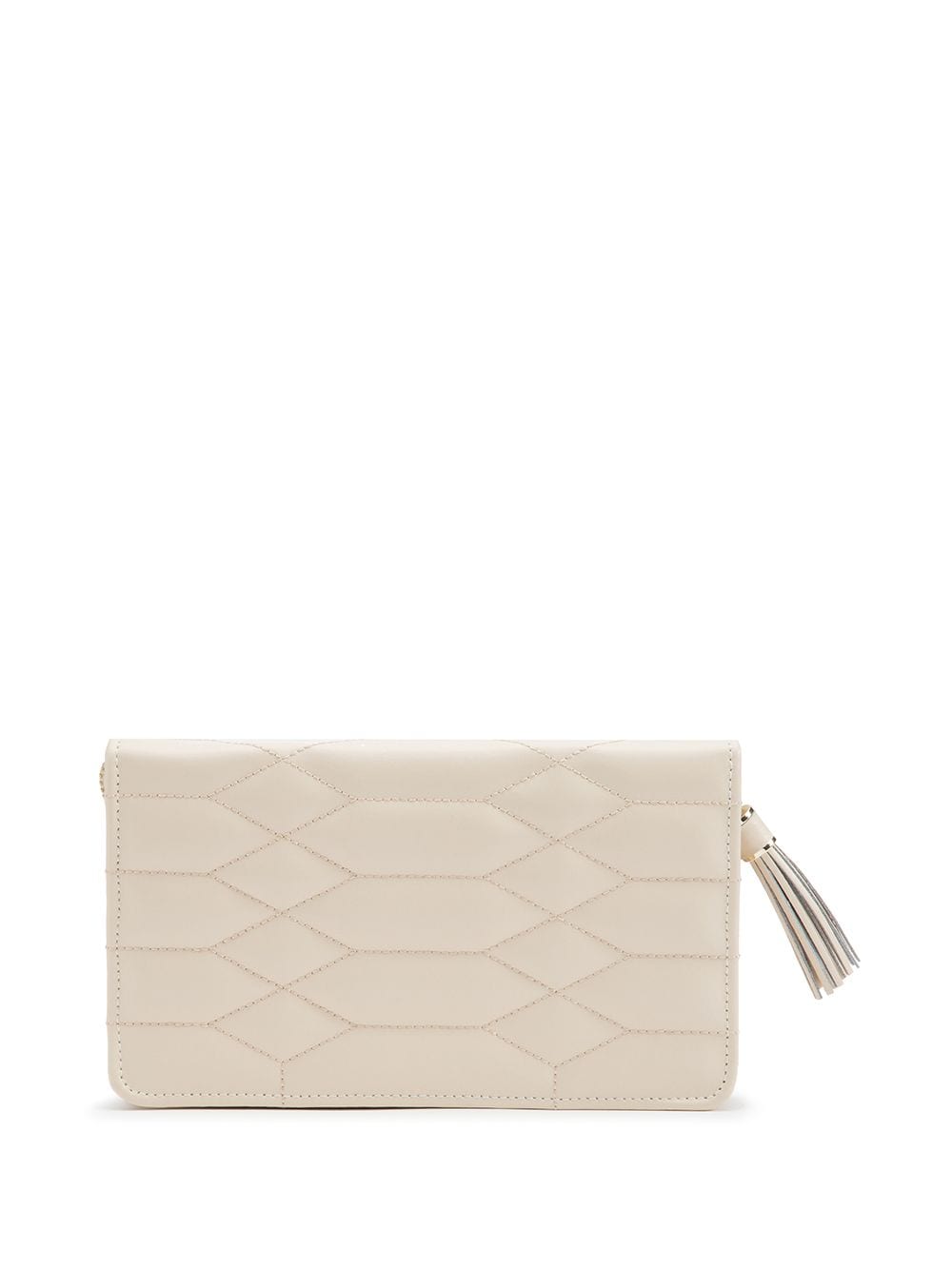 

WOLF Caroline quilted jewellery case - Neutrals