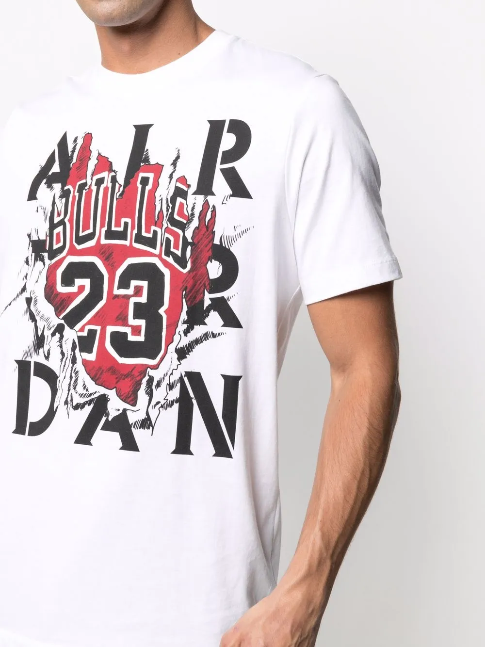 Jordan T-shirt met print Wit