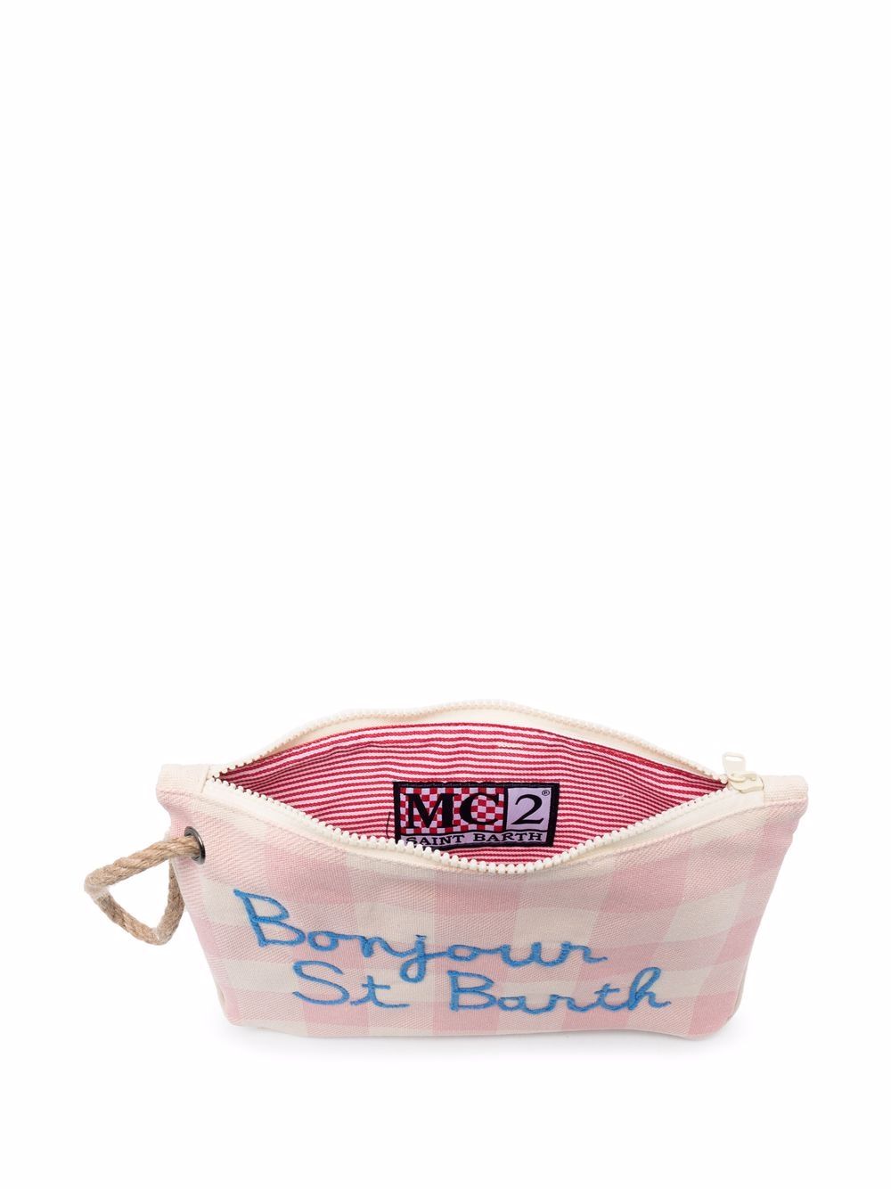 фото Mc2 saint barth kids parisienne gingham clutch bag