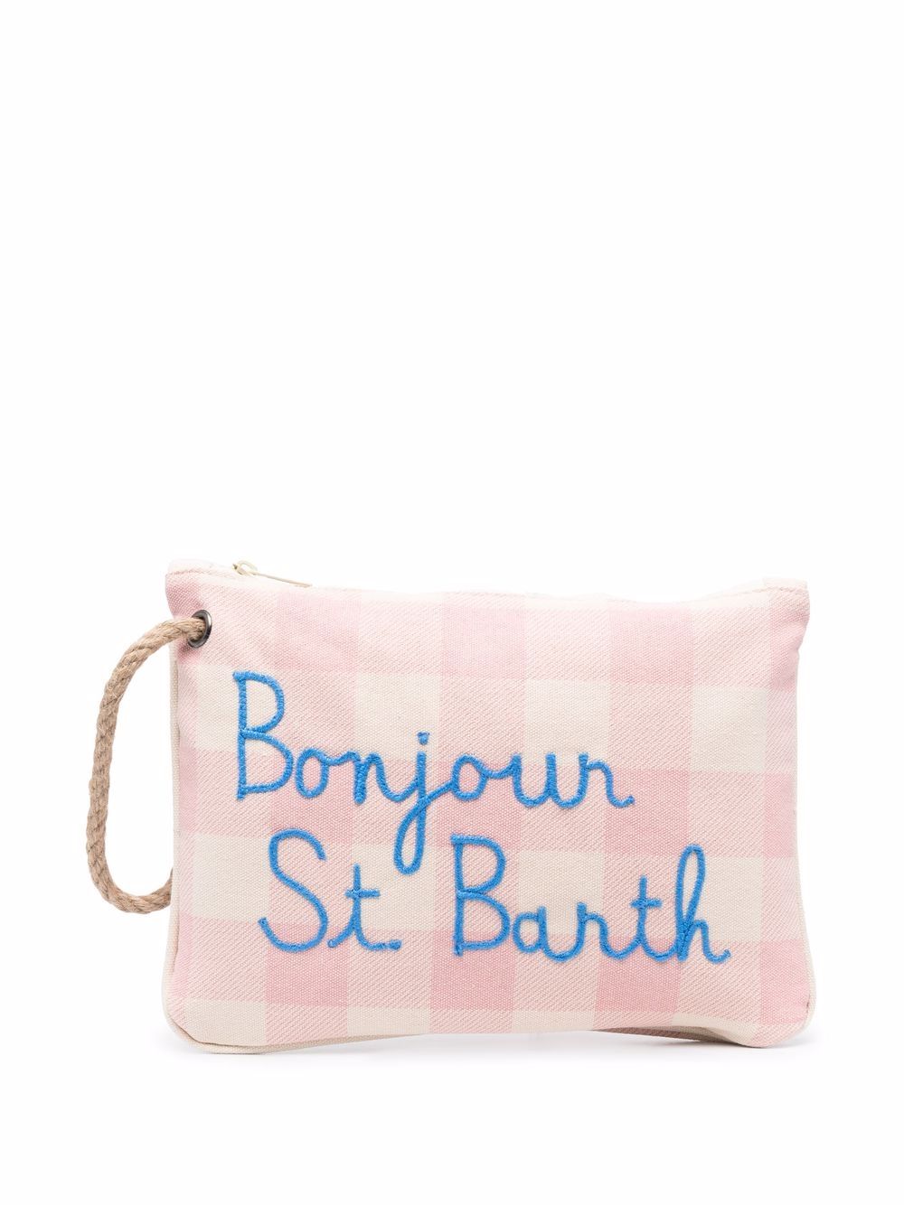 фото Mc2 saint barth kids parisienne gingham clutch bag