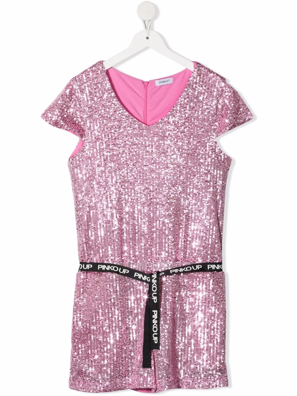 фото Pinko kids комбинезон с короткими рукавами и пайетками