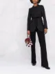Image 2 of MM6 Maison Margiela crossover-lapel denim blazer