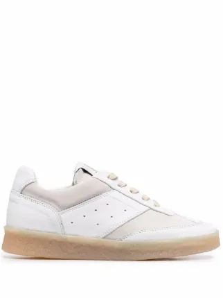 スニーカー 6 Court Sneakers - MM6 Maison Margiela - Leather - White MM6 Maison Margiela White 6 Court Sneakers | eBay