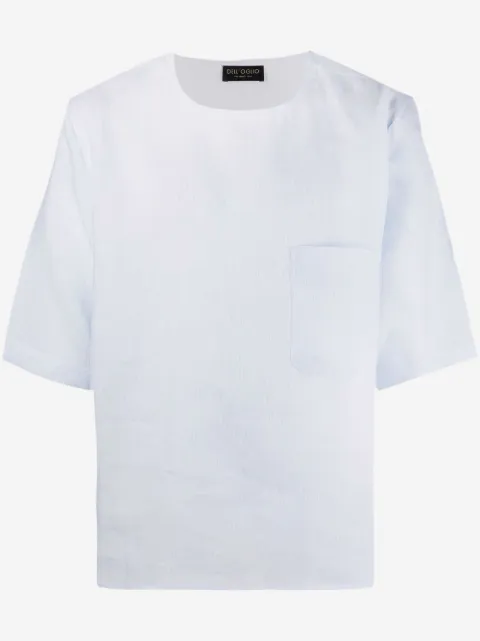 Dell'oglio Camiseta mangas curtas de linho